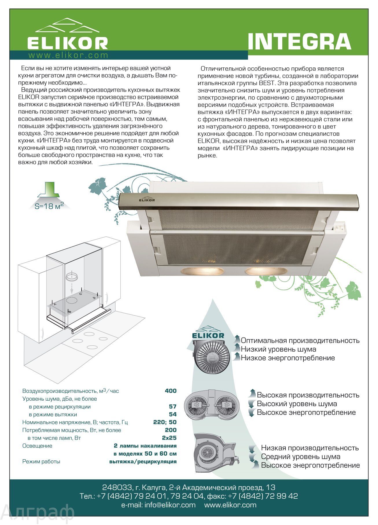 Elikor фильтр для вытяжки 50п-400