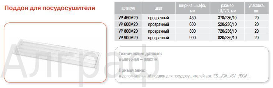 Крепеж для посудосушителя в шкаф