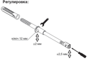 Полкодержатель скрытый L=145мм, арт.MN115.145.02