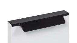 Ручка ARCA торцевая 128 мм (200) черный матовый, арт.RT115BL.1/128/200
