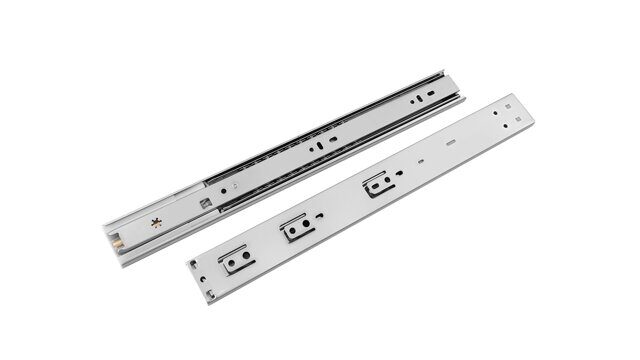 Направляющие шариковые  с доводчиком   45*300 мм,SATELLITE, арт.DB4525Zn/300  NEW